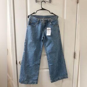 BRANDY MELVILLE Light Blue Wide Leg Jeans